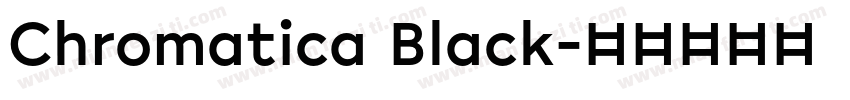 Chromatica Black字体转换